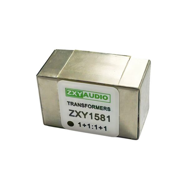 Square Horizontal ZXY1581 1+1:1+1 Permalloy Audio Amplifier Transformer Isolator