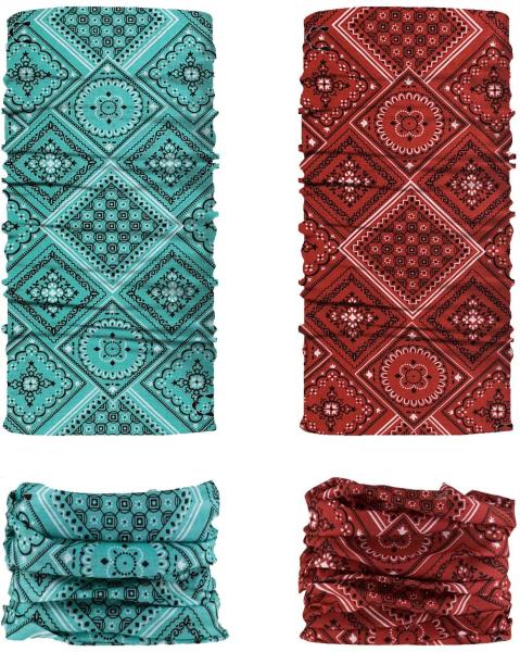 Seamless Multifuntional Wrist Custom Face Shields Bandanas