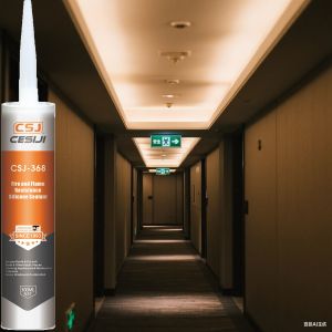 China Customizable Fire Silicone Sealant Red For Construction Joints Fire Sealing wholesale