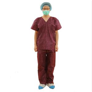 China Patient Hospital SMS 60gsm Disposable Medical Clothes on sale