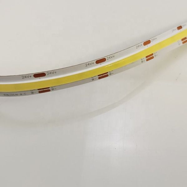 Certified 10W/m 2700K-6500K 90 CRI CRI Adjustable COB LED Strip for Dimmable Illumination