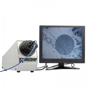 China 20X Fiber Optic Inspection Microscope , Optical Fiber Microscope With Video Display wholesale