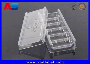 China Clear PVC Plastic Packaging Trays For Vaccines Vials 2mL / 3mL with Embossing Logo wholesale
