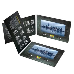 China innovative video mailers marketing, 7 inch LCD video mailer packs wholesale