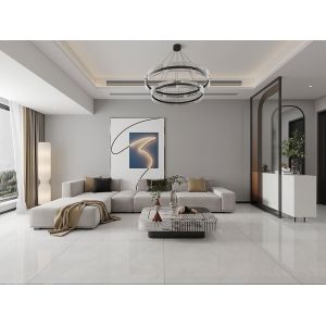 1200x1200mm Polished Sintered Stone Slab Light Gray AAA Grade