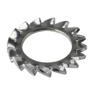 China DIN6798 (A) Galvanization / Plain Serrated Lock Washers With External Teeth on sale