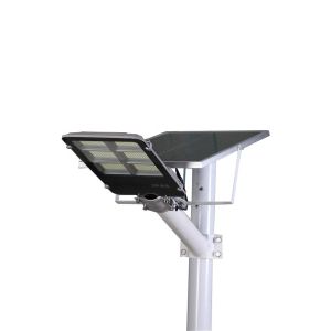 China 150lm/W 60W Solar Powered Pole Light APP Control Motion Sensor Die Casting Aluminum wholesale