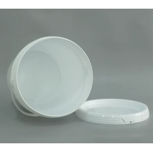 Round Lubricant Bucket for Heavy Duty Industrial Applications