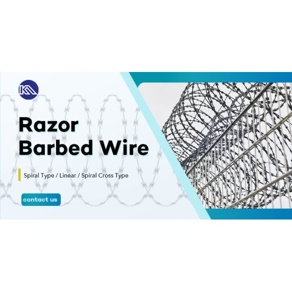 Anping High Quality Razor Barbed Wire Double Concertina Razor Wire Factory