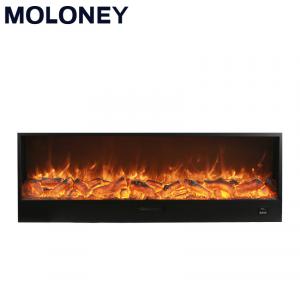 China 60 Inch Recessed Insert Wall Mount Electric Fireplace 750-1500W For The Living Room wholesale