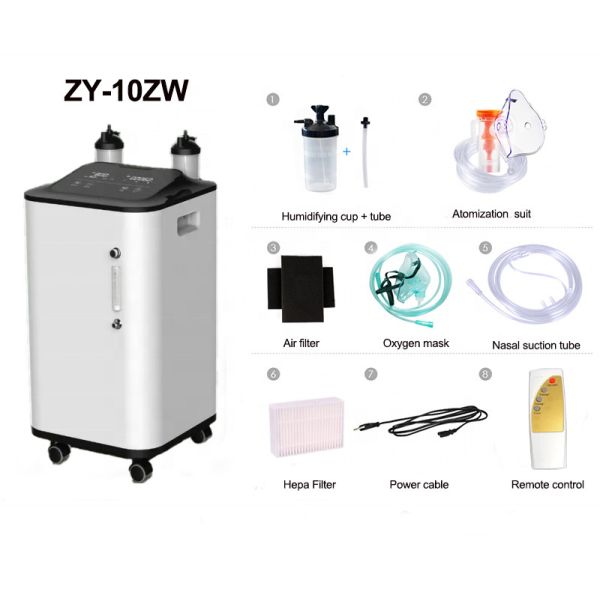 Medical Portable Therapeutic 10L Oxygen Concentrator 93% Purity