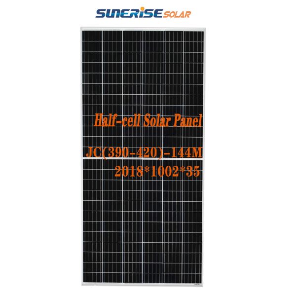 Quality IP68 144 Cells 420W Mono Perc Half Cell Solar Panels for sale