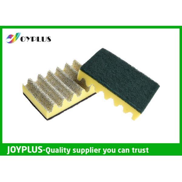 Quality Cleverly Shaped Sponge With Stainless Steel Side for sale