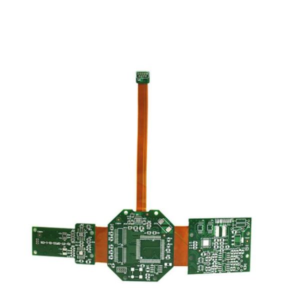 Industrial Rigid Multilayer Flex Pcb High TG FR4 With 1mil PI ENIG Surface Treatment