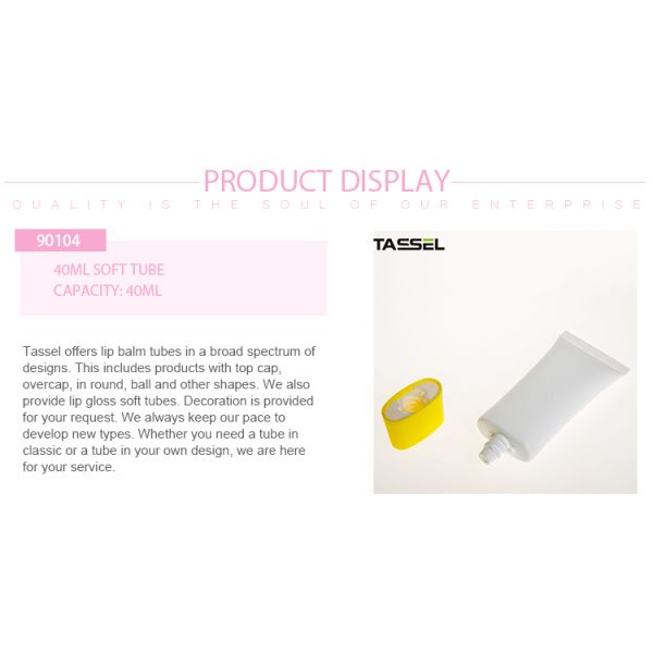 Plastic 30*86MM 40Ml Empty Makeup Tubes Portable Customized Decoration