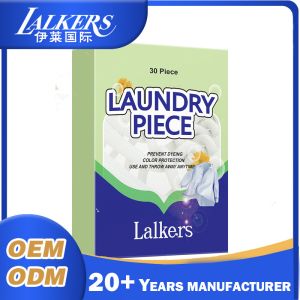 ODM Laundry Sheets Detergent Environmentally Friendly Non Toxic Sustainable