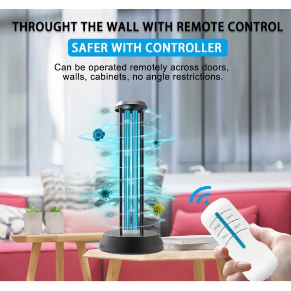 185nm 254nm Wavelength Led Germicidal Lamp UV-C Sterilization Bactericidal 36W