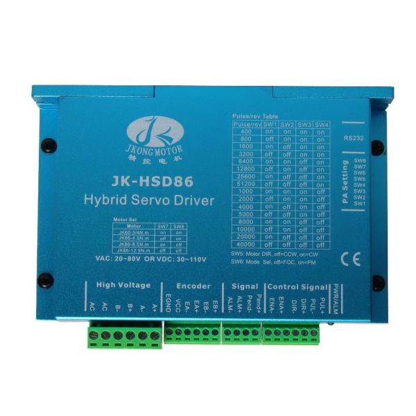 Nema 34 1666oz.In Closed Loop Stepper Motor JK86HSN120