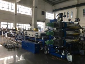 China Automatic PVC Roof Tile Extrusion Machine with Speed of 3-8m/min wholesale