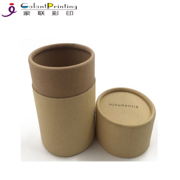 Biodegradable Cardboard Paper Round Wine Cylinder Gift Box Customized Size