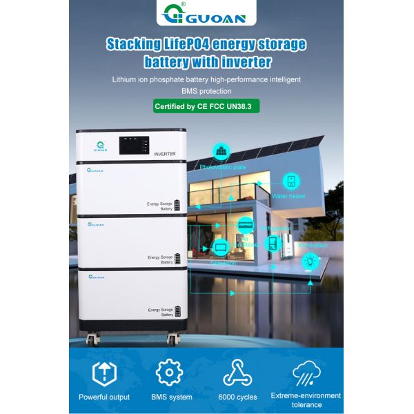 Stackable Solar Energy Storage Off Grid On Grid Home Indoor Use