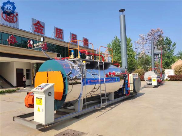 Quality Low Cost Wns Horizontal Oil Gas Fuel Steam Boiler For Brick Production Line for sale