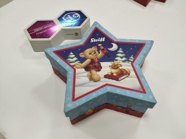 Quality Cute Lovely Custom Printed Packaging Boxes Pentagram Shaped For Kids Food for sale