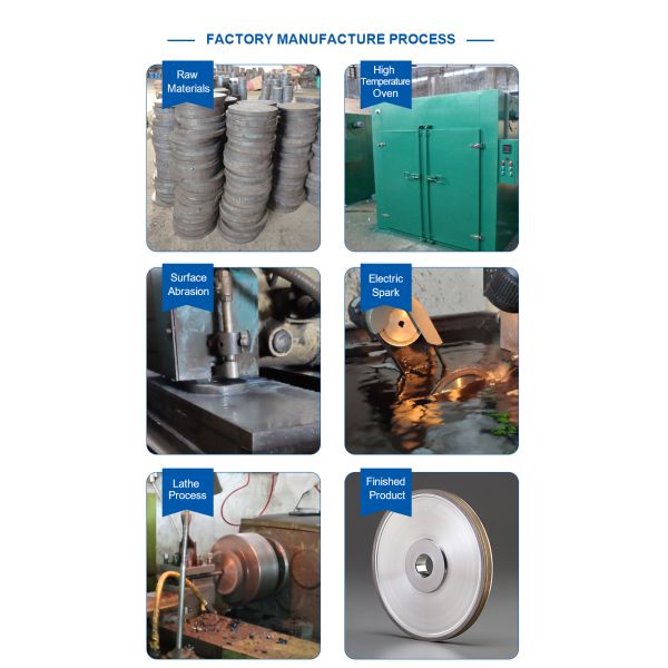 New Material Abrasive 150 x 70 x 40mm For Straight Line Double Edger 10S40 Glass Polishing Wheel