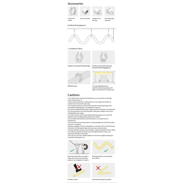 UV Resistant Silicone Circular LED Neon Flex 360° IP67 Flexible Neon LED Strip Light