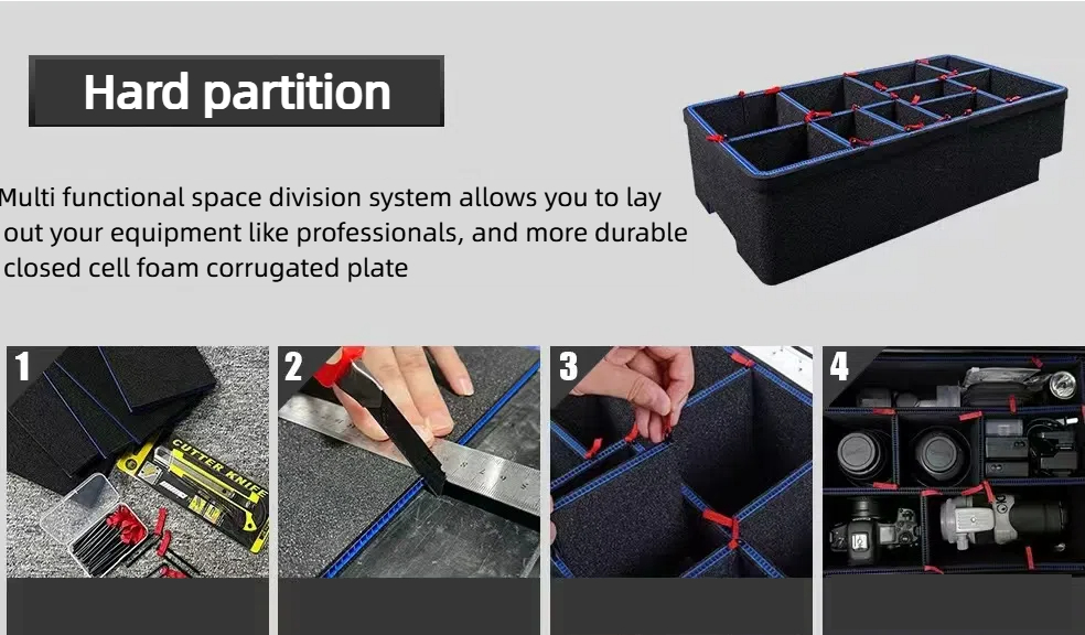 EM-2816 instrument protection box waterproof, moisture-proof, thickened, drop-proof portable household hardware tool box