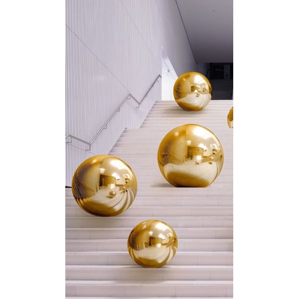 Larger PVC Shiny Inflatable Mirror Ball For Christmas And Halloween Decoration