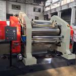 Three Roll Rubber Calender Machine SGS 3 Roll Calender Machine For Plastics