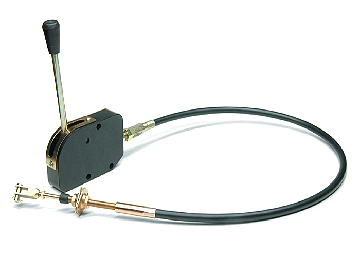 Push Pull Universal Throttle Lever , Custom Handbrake Lever For Construction Machine