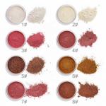 Sparkly Loose Powder Face Makeup Highlighter Mineral Ingredient 8 Colors
