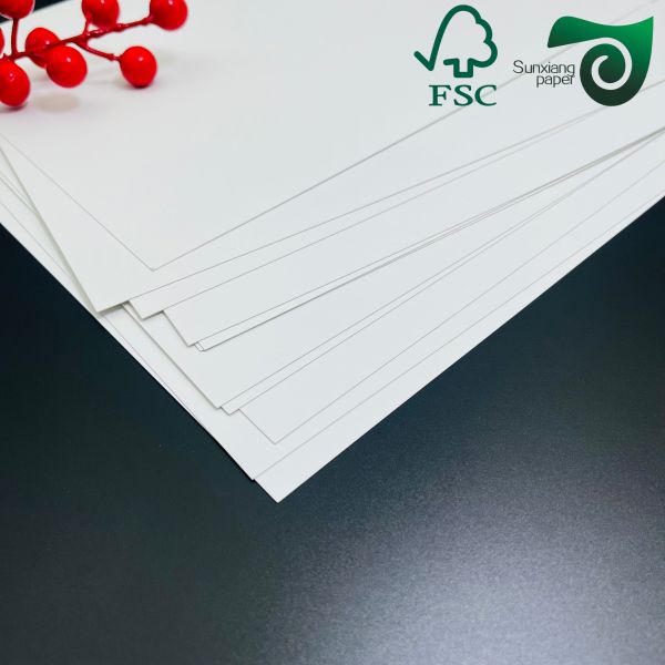 190gsm 400gsm One Side Coated White Board Paper With Folding Resistance