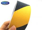 Non Skid Anti Slip Tape Waterproof Abrasive Yellow And Black Caution
