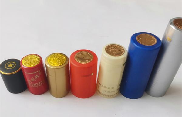 Plastic PVC Custom Color Wine Bottle Shrink Caps Seals dustproof