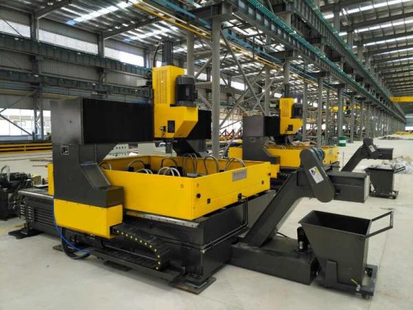 Quality Fast Speed Cnc Drilling Machine / Punching Machine For Steel Plates Tube Sheets for sale