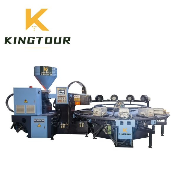 Rotary PVC Sole Injection Machine 380V / 220V TPU Injection Molding Machine