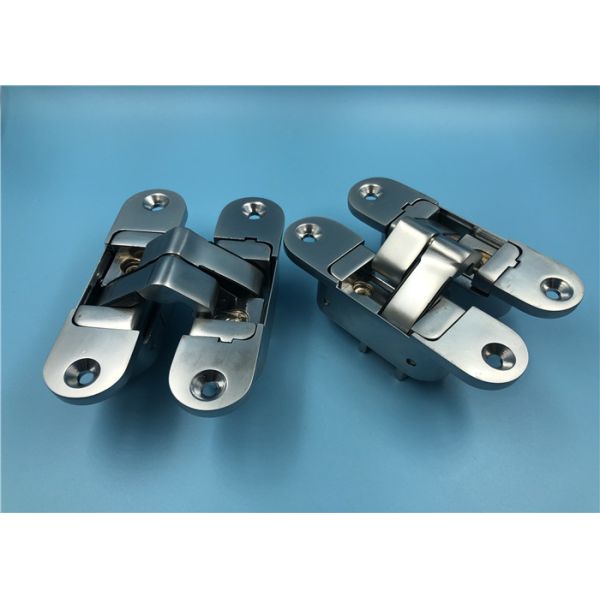 Silent Concealed Hinges For Interior Doors , Flexible Hidden Gate Hinges