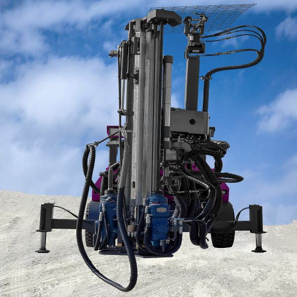 Hydraulic Jumbo Drill Rig Mining Machinery Underground Tunneling Borehole Drilling Rig