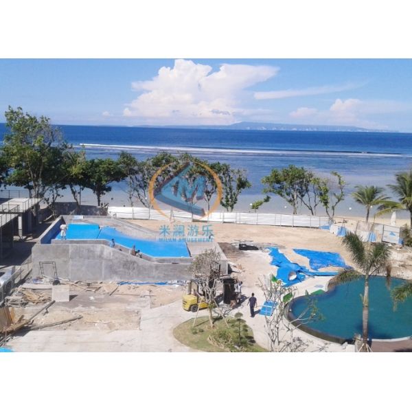 Fixed Type Wave Surf Pool 19x6m Thrilling For Adults Teenager