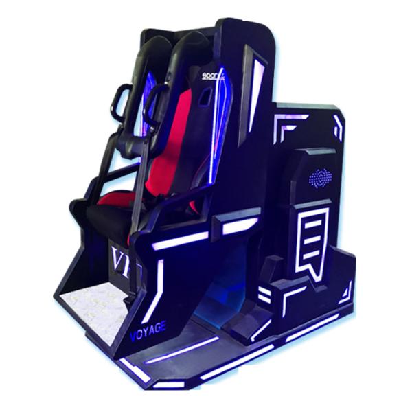 Quality Theme Park 9D VR Racing Chair 360 Degree Rotation Interactive Flying Game for sale