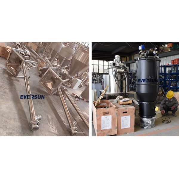 1-70m Cement Powder Transfer Screw Conveyor Auger Feeder For Chemical Fertilizer