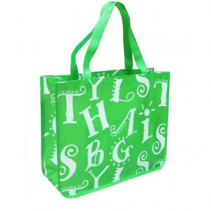 China Custom Printed Lamination Non Woven Shopping Bag Personalized Beach Bags, wholesale