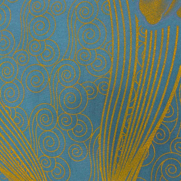 Anti Bacteria Mattress Quilting Fabric Royal Printing Bronzing Curtain Cloth