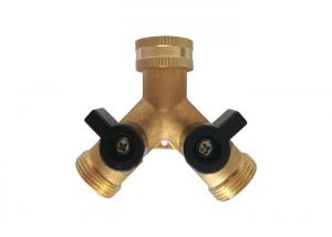 China Forging Brass Three Way Valve Tap Female x Two Male Thread Connect wholesale