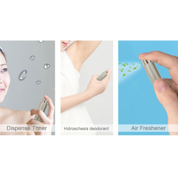 Empty 10ml 20ml 8ml Refillable Portable Liquid Container Bamboo Plastic Perfume Atomizer Spray Bottle