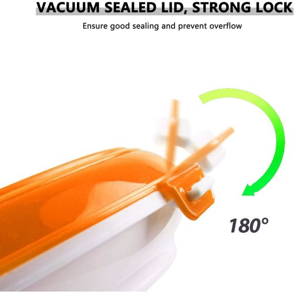 Round Silicone Food Preservation Tray BPA Free Reusable With Stretched Lid