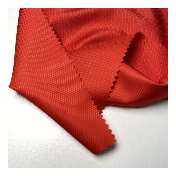 waterproof Diamond pongee fabric breathable and moisture-permeable coated fabric